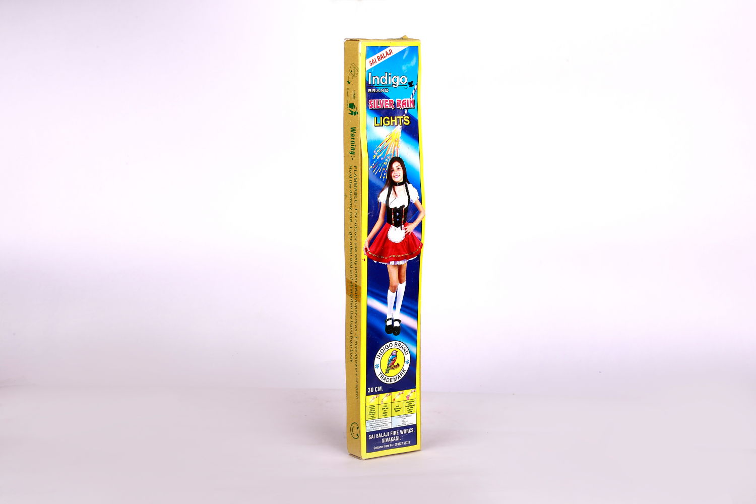 12" Pencil (silver Rain)